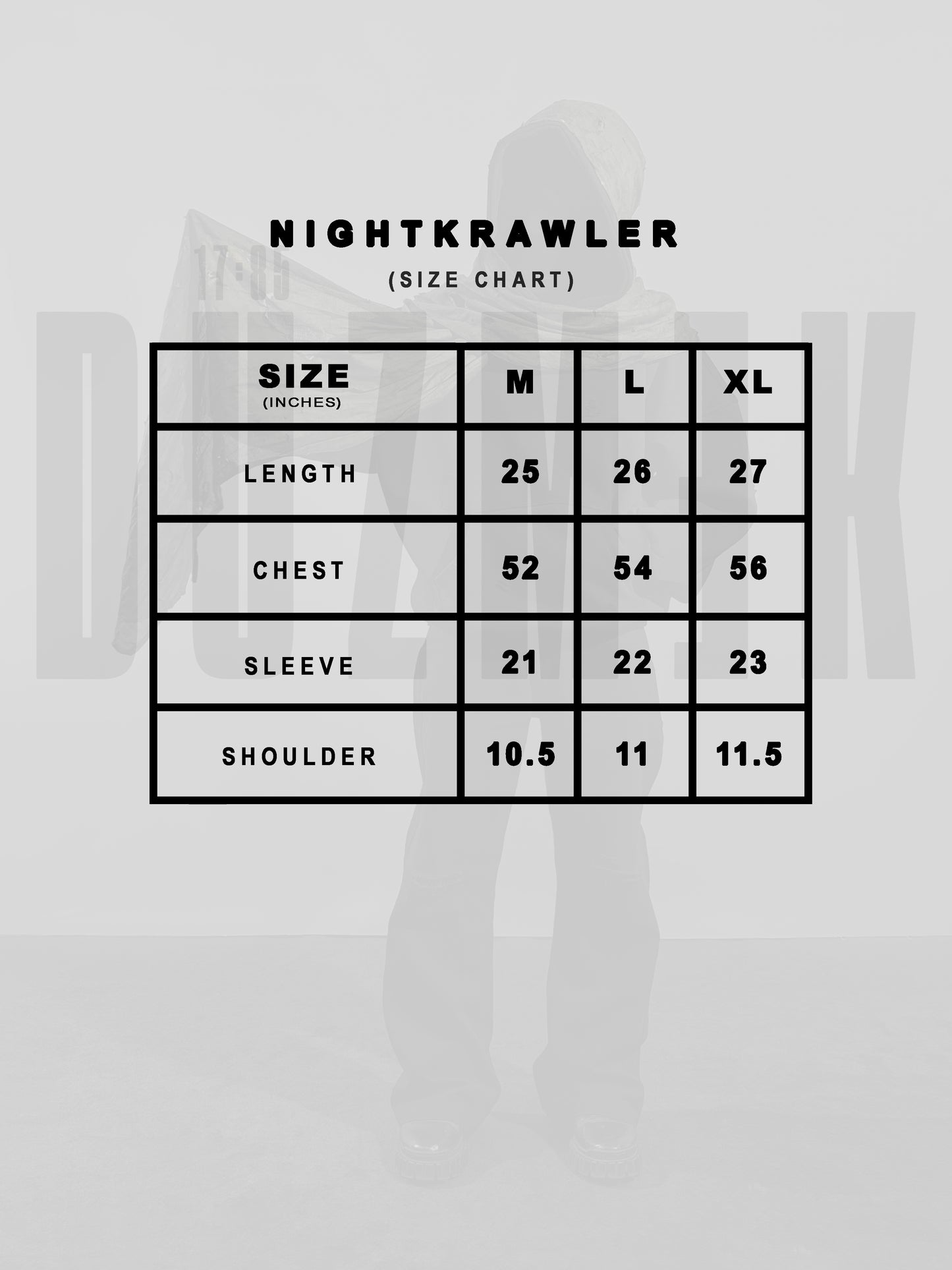 THE NIGHTKRAWLER V2 BAGGY HOODIE | 2OF2