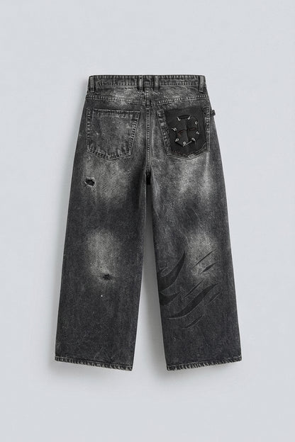 THE GREY SHADER BAGGY JEANS | 1OF1