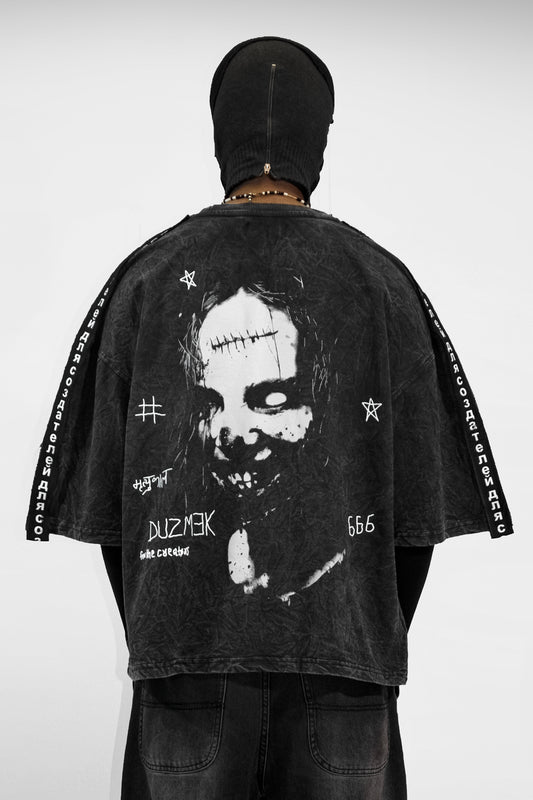 666 REMAINS BAGGY TEE | UNISEX