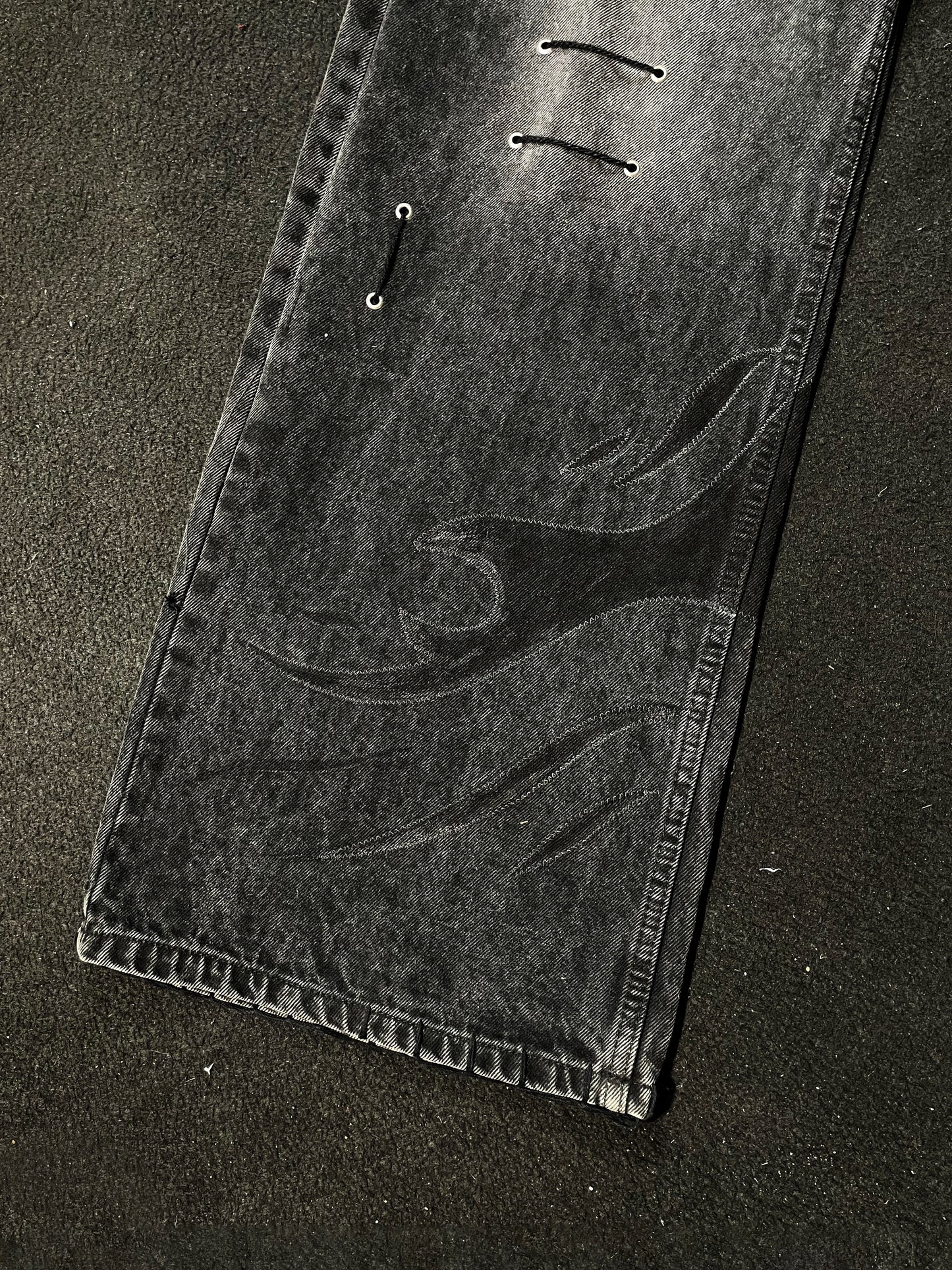 THE GREY SHADER BAGGY JEANS | 1OF1