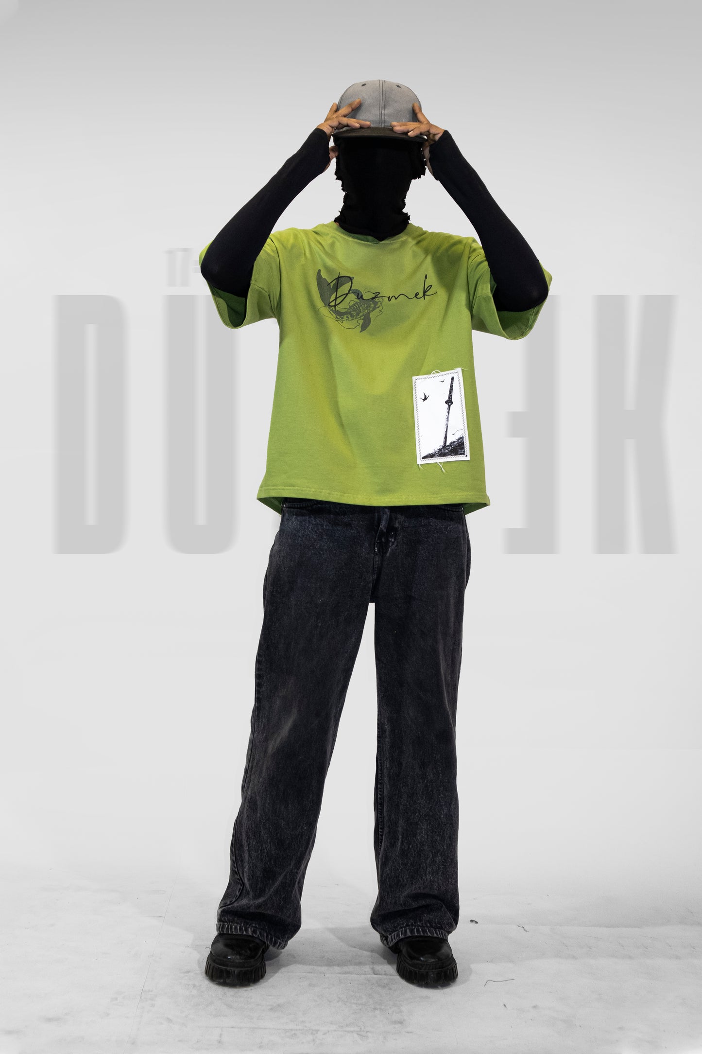 GREEN OCTOPUS BAGGY TEE | UNISEX