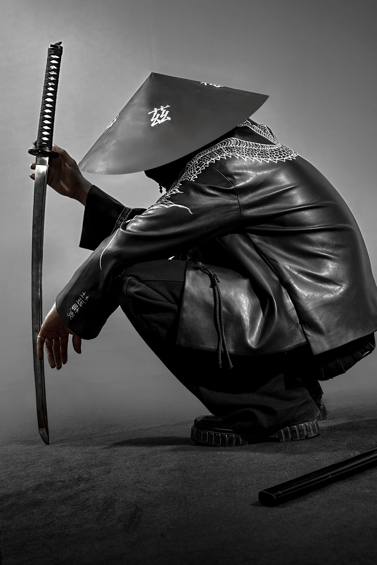 THE SILENT SAMURAI CHINESE LEATHER JACKET | 1OF1