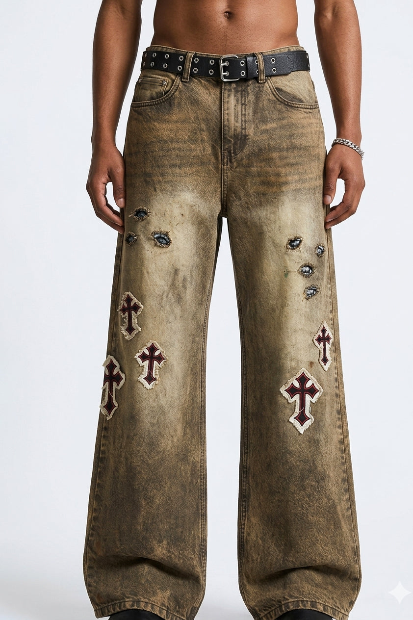 THE DUSTY WATCHER BAGGY JEANS | 1OF1