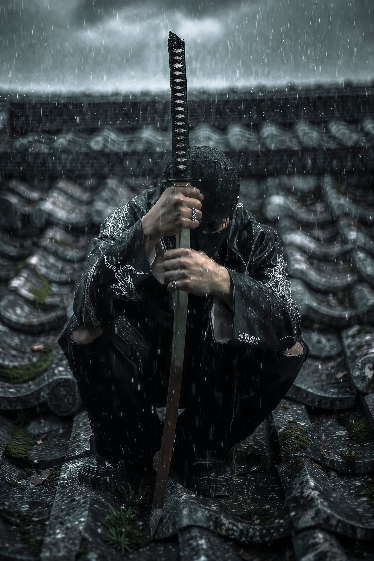 THE SILENT SAMURAI CHINESE LEATHER JACKET | 1OF1