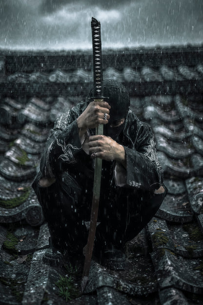 THE SILENT SAMURAI CHINESE LEATHER JACKET | 1OF1