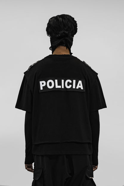 POLICIA DOUBLE LAYER TEE | UNISEX