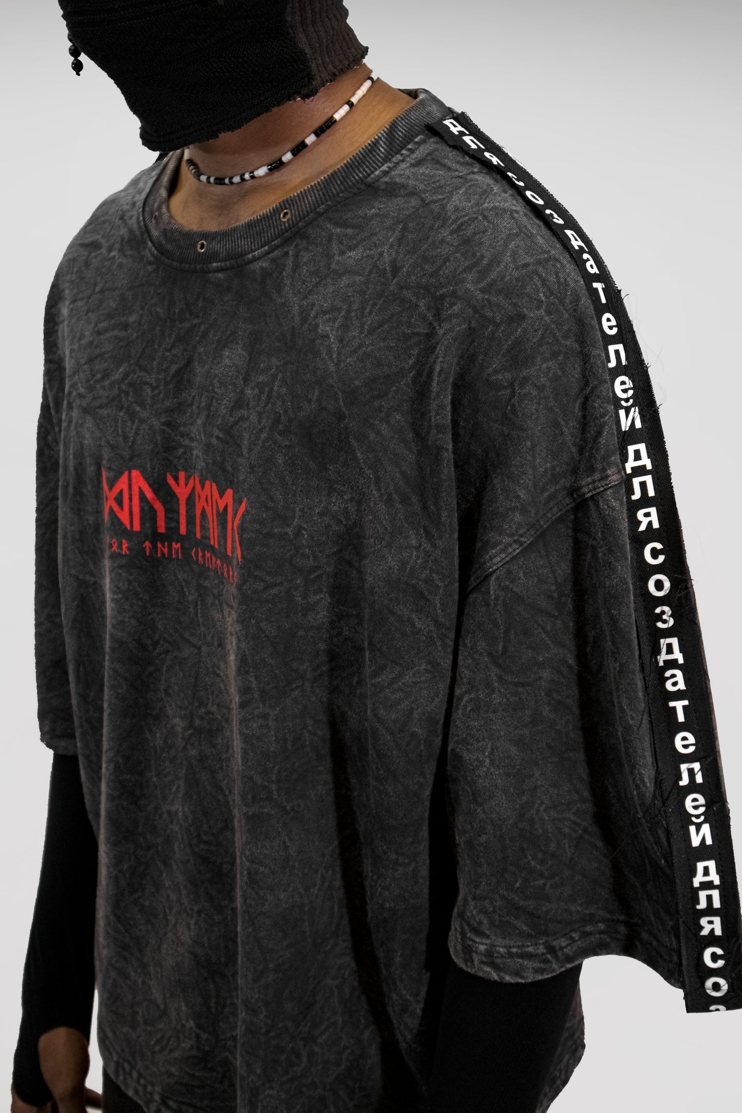 666 REMAINS BAGGY TEE | UNISEX