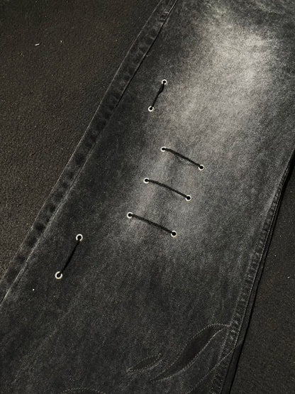 THE GREY SHADER BAGGY JEANS | 1OF1