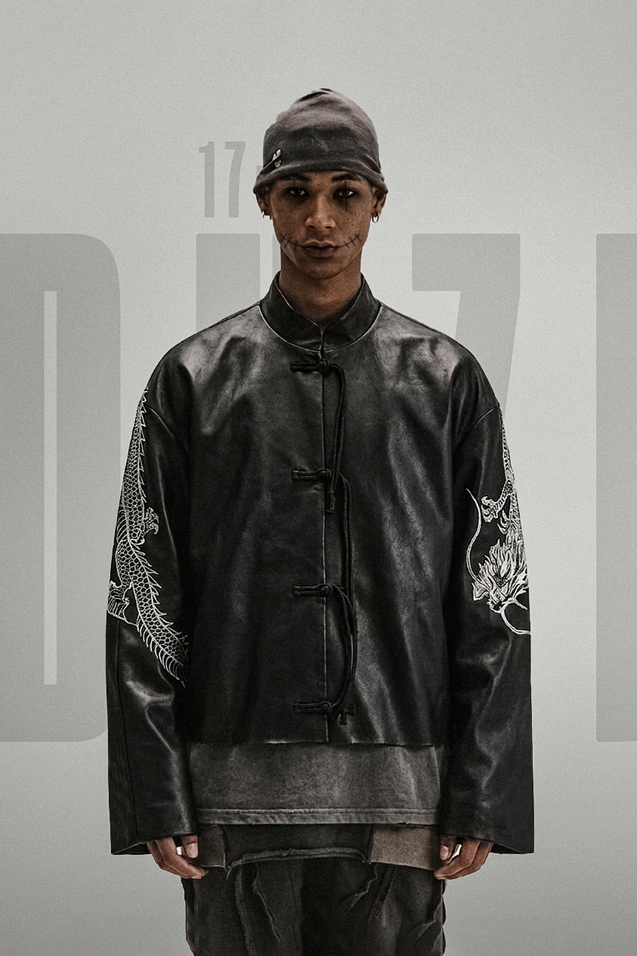 THE SILENT SAMURAI CHINESE LEATHER JACKET | 1OF1