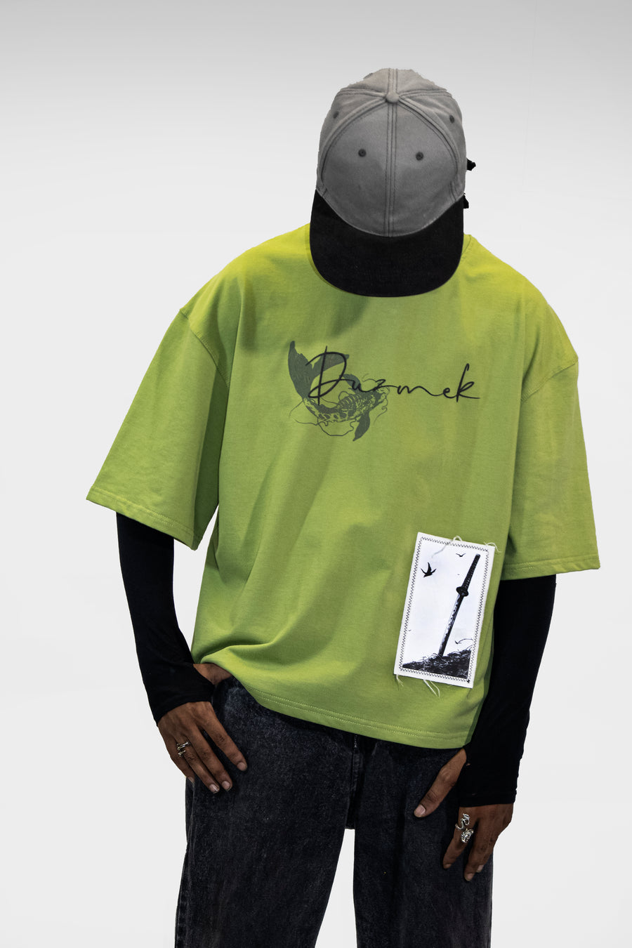 GREEN OCTOPUS BAGGY TEE | UNISEX