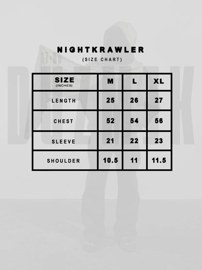 THE NIGHTKRAWLER V2 BAGGY HOODIE | 2OF2