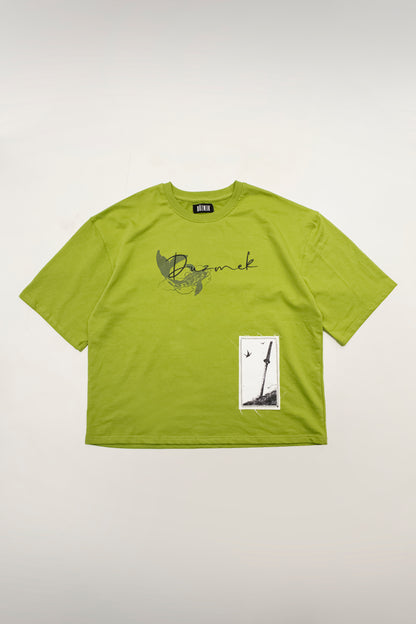 GREEN OCTOPUS BAGGY TEE | UNISEX
