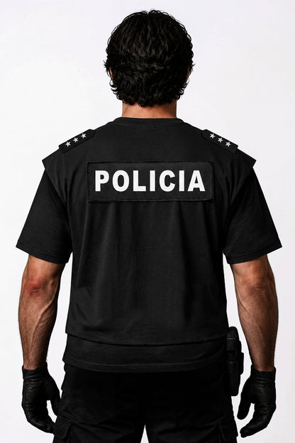 POLICIA DOUBLE LAYER TEE | UNISEX
